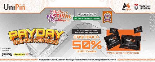 Ada Cashback 50% di Promo Payday Ramah Kantong!